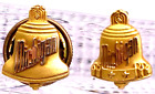 Vintage 10k gold filled Michigan Bell employee pins awards tie tacks lot of 2
