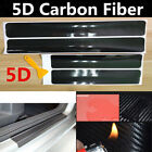 4X Carbon Fiber Car Door Plate Sill Scuff Cover Anti Scratch Sticker Accessories (For: Lexus IS350)