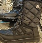 Sorel Women's Whitney ll Tall Lace Waterproof Winter Boots in Black size 10
