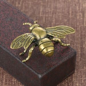 Handcrafted Vintage Brass Bee Decor - Unique Office Study Gift Collectible