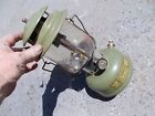 Vintage Sears Lantern Coleman Avocado Green Frosted Globe Double Mantle 72325