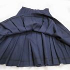 Pendleton Vintage Fully Pleated Virgin Wool midi skirt in Navy Blue Size 2P PXS