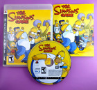 Simpsons Game (Sony PlayStation 3 PS3, 2007) COMPLETE CIB Tested & Cleaned!
