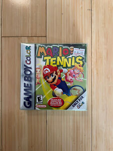 Mario Tennis Nintendo Game Boy Color Complete CIB Authentic Tested