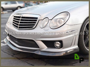 Carbon Fiber CS2 Type Front Add-on Spoiler Lip for 06-09 M-BENZ W211 E63AMG