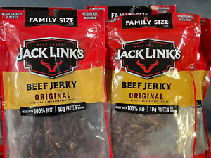 7 10oz Bags Of Jack Links Original  Beef Jerky