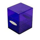 Ultra Pro Gaming Satin Cube Deck Box GLITTER PURPLE Premium Hard Shell Snap Fit