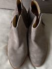 Vionic Women's Size 8 Cecily Suede Leather Side Zip Ankle Boots Bootie Reg $169