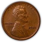 1921 Lincoln Wheat Cent Almost Uncirculated AU Coin #4550