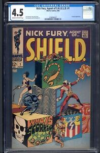 Nick Fury, Agent of S.H.I.E.L.D. #1 (Marvel Comics) CGC 4.5 *KEY!