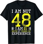 NEW LIMITED 48th Birthday Man Woman 48 Year Old Premium Gift Idea T-Shirt S-3XL