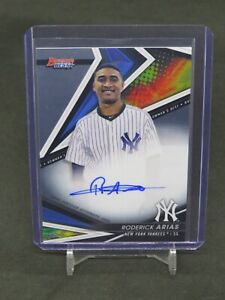 New Listing2022 BOWMAN'S BEST RODERICK ARIAS PROSPECT AUTO NEW YORK YANKEES BY2
