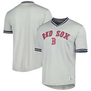 Boston Red Sox MLB Men's Short Sleeve Pullover V-Neck Jerseys T-Shirts: M-2XL