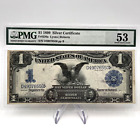 New ListingPMG 1899 $1 Black Eagle Silver Certificate 53 About Uncirculated. Lot.32