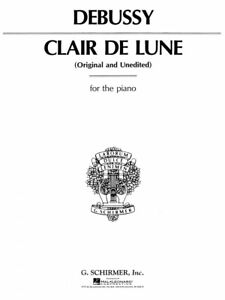 Debussy Clair de Lune Piano Solo Sheet Music NEW 050289010