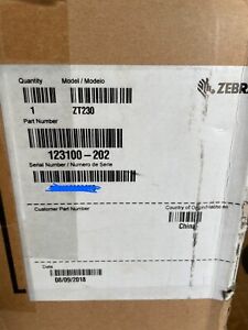 New Zebra ZT230 DIRECT Label Printer 123100-200