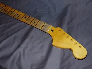 21 JUMBO RELIC Allparts Maple Neck will fit Stratocaster mjt usa aged CBS body