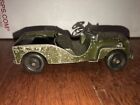 Vintage Tootsie Toy Army Jeep Diecast Car Made In USA