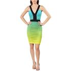 Dress The Population Womens Ombre Knee-Length Party Bodycon Dress BHFO 3093