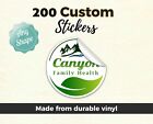 Custom logo stickers |  Product Labels | Die cut Stickers  custom stickers bulk