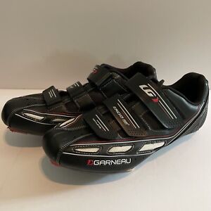 Louis Garneau Mens HRS-80 Cycling Shoes Black Size 45 Trail