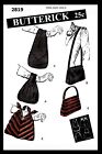 BUTTERICK #2819 Pattern Handbag Purse Bag Fabric Sewing Vintage 1940's Bolso Sac