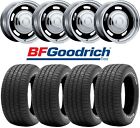 15 STAGGERED RALLY WHEELS RIMS TIRES BFGOODRICH 255 235 60 15 RADIAL TA (For: More than one vehicle)
