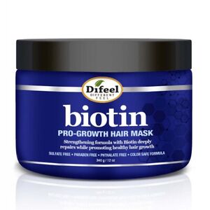 Difeel Pro-Growth Biotin Hair Mask 12 oz. Promoting Health Growth and Repairs