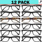 Reading Glasses  Mens Womens Reader 12 Pack With Spring Hinge Frames Style NEW