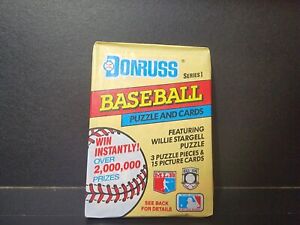 1991 Donruss Series 1 Baseball Card / Puzzle Wax Pack