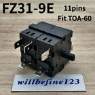 1pc FZ31-9E 11 pins 7 positions TOA-60 HUA LI LAI FZ31-10 Rotary function switch