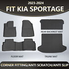 Trunk Cargo Liners Backrest Mat Floor Mats Anti-Slip For 2023-2024 Kia Sportage (For: 2023 Kia Sportage)