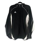 Adidas Clima365 Men’s Size Small Black White Full Zip Track Jacket Vented