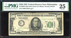 1928 $500 Federal Reserve Note Bill FRN FR-2200 - Certified PMG 25 (Very Fine)