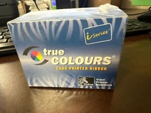 Zebra 800015-440 YMCKO True Colours Ribbon i series Card Printer 200 Prints New