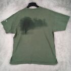 The Mountain T Shirt Mens XL Green Short Sleeve Fly Fishing Graphic Crew Neck