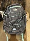THE NORTH FACE BOREALIS BACKPACK EXCELLENT CONDITION BLACK/GREEN/LAPTOP SLEEVE