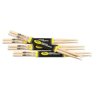 Sound Percussion Labs Hickory Drum Sticks 4-Pack 7A Nylon