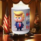 Little Trump Make America Great Again Jumbo Ceramic Coffee Mug 15oz