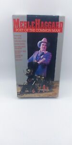 Merle Haggard Poet of the Common Man (VHS 1989 Brentwood Home Video) BC 901