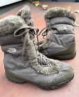 The North Face Womens Brown Lace up Goose Down Faux Fur Winter Boots Size US 9