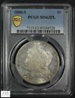 1880 S Proof-Like Morgan Silver Dollar $1 PCGS MS 63 PL