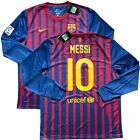 2011/12 Barcelona Home Jersey #10 Messi XL Nike Long Sleeve Soccer Football NEW