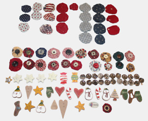 New Listingcraft lot of Yo Yo buttons and button covers parts/pieces crafts