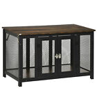 Large Dog Crate Furniture End Side Table Heavy Duty Indoor Puppy Pet Kennel Cage