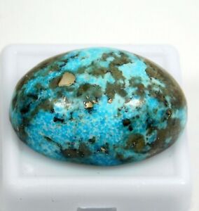 48.40 Ct Carat Natural Blue Copper Turquoise Cabochon Oval Cut Loose Gemstone