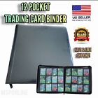 12 Pocket Trading Card BINDER Album with Zipper, Side Loading 480 Holder Pokemon