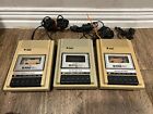 Lot of 3 Vintage Atari 410 Program Recorder Cassette Players FOR PARTS REPAIR