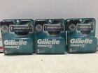 Gillette Mach3 Men's Razor Blades Refill Cartridges 15 Factory Sealed fast ship