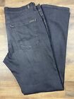 7 For All Mankind Men's 36 Standard Straight Gray Zip Fly Denim Jeans (36x33)